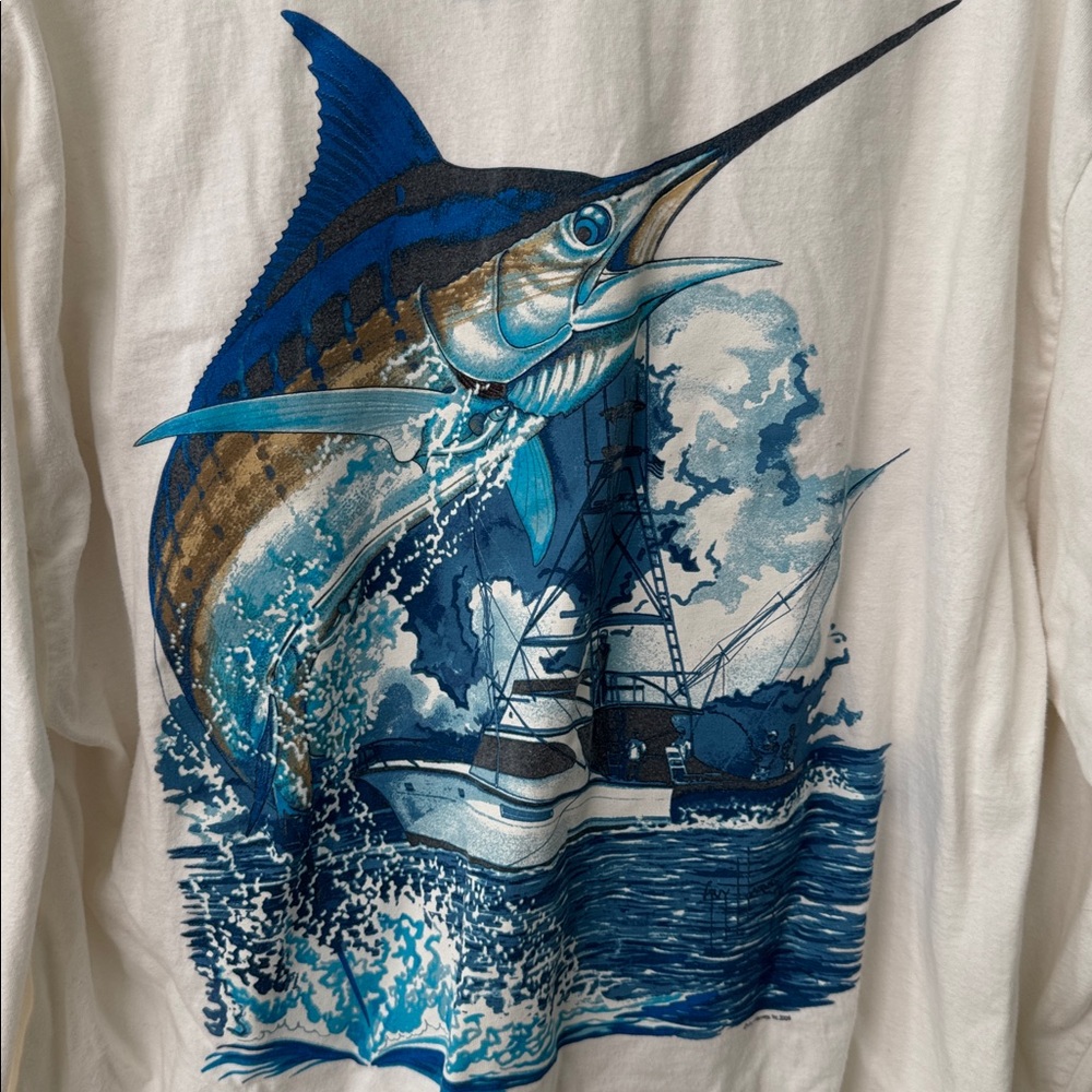 Guy Harvey long sleeve  XL - Picture 2 of 3